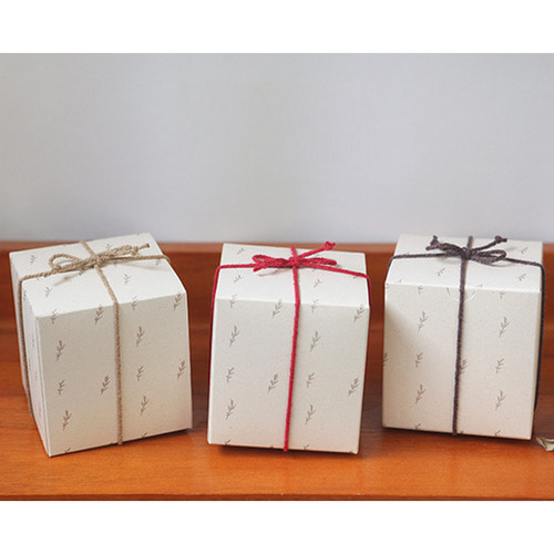 풀잎 쿠키 상자 5개 (7.5×7.5×8)