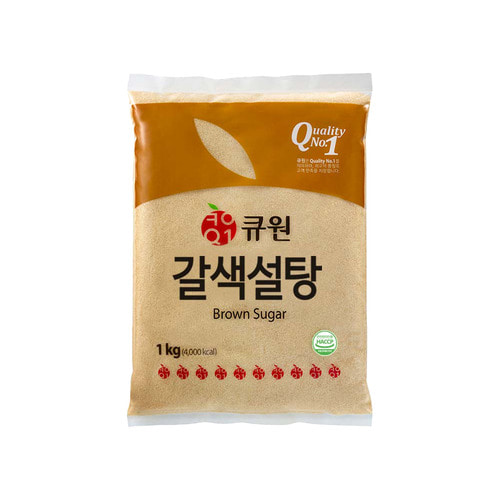 큐원 갈색설탕1kg (일반형)